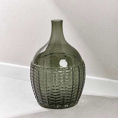 KORB Bottle 480mm with smoke-gray finish, elegant modern home decor accessory.