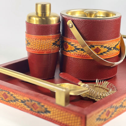 COCKTAIL LETHEAR SET OF 5