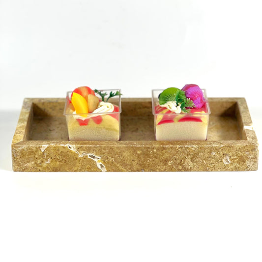 RECTANGULAR MARBLE TRAY