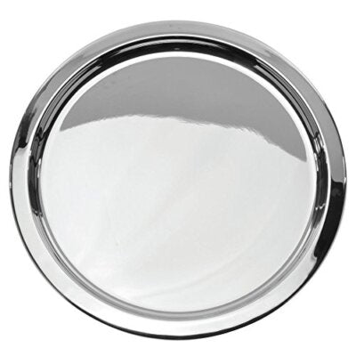 ROUND TRAY WITH GRAPHIC ENGR.