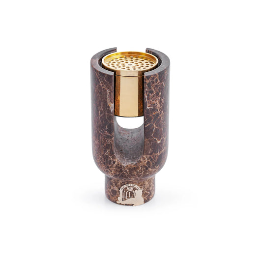 OFRA EMPERADOR BROWN MARBLE INCENSE BURNER HOLDER MINI