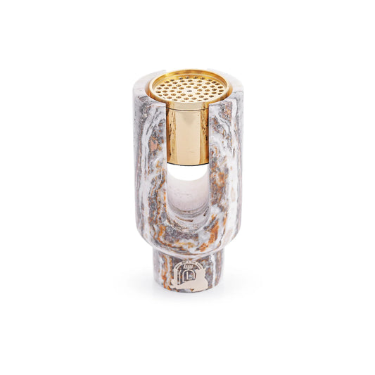 OFRA JURASSIC TRAVERTINE MARBLE INCENSE BURNER HOLDER MINI