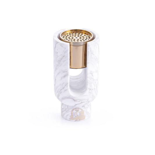 OFRA WHITE VOLAKAS MARBLE INCENSE BURNER HOLDER MINI