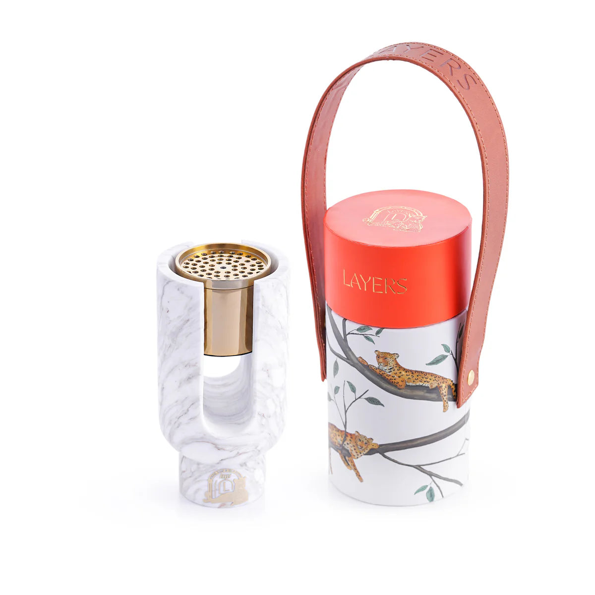 OFRA WHITE VOLAKAS MARBLE INCENSE BURNER HOLDER MINI