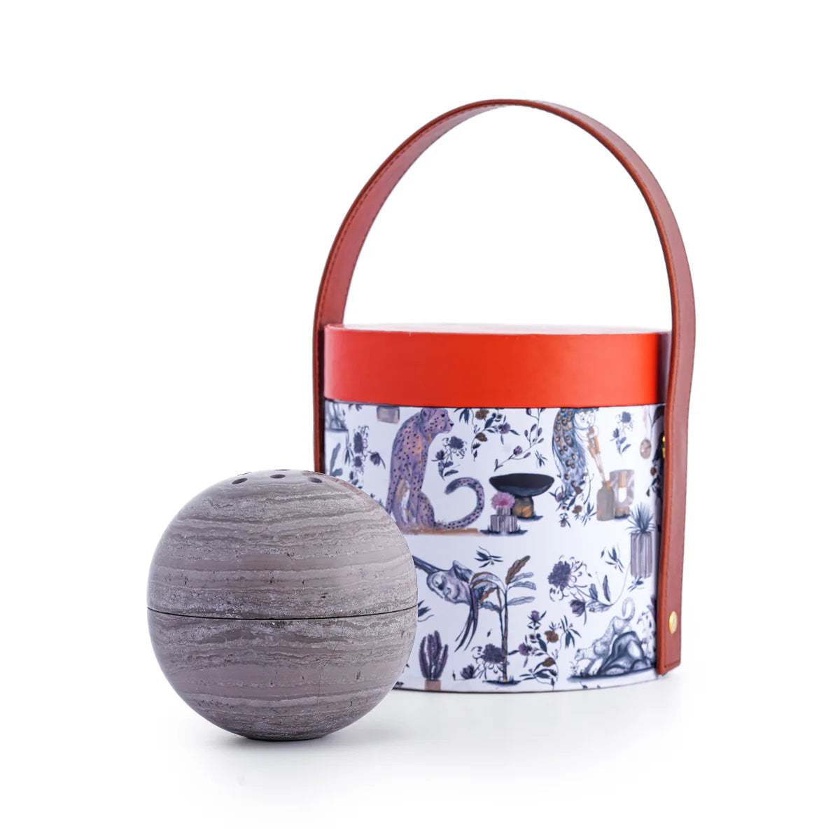 SPHERE ATHENS GREY INSCENCE BURNER