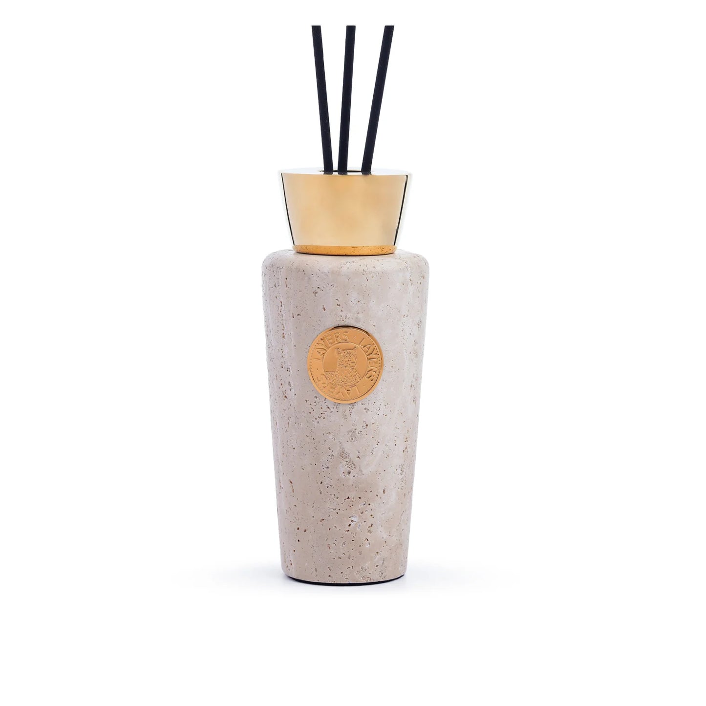 LAYERS BEIGE TRAVERTINE DIFFUSER BOTTLE