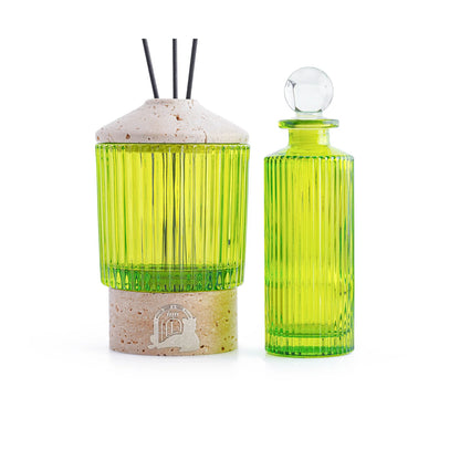 GLASSY (BLACK MARQUINA MARBLE) DIFFUSER WITH BOTTLE