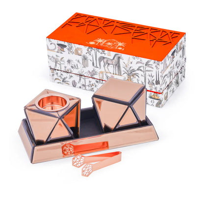 MIRARI INCENSE BURNER SET (ROSE GOLD)