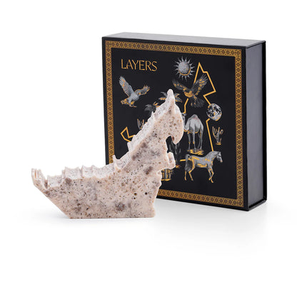 UAE LOVE (GREY TRAVERTINE) DÉCOR OBJECT