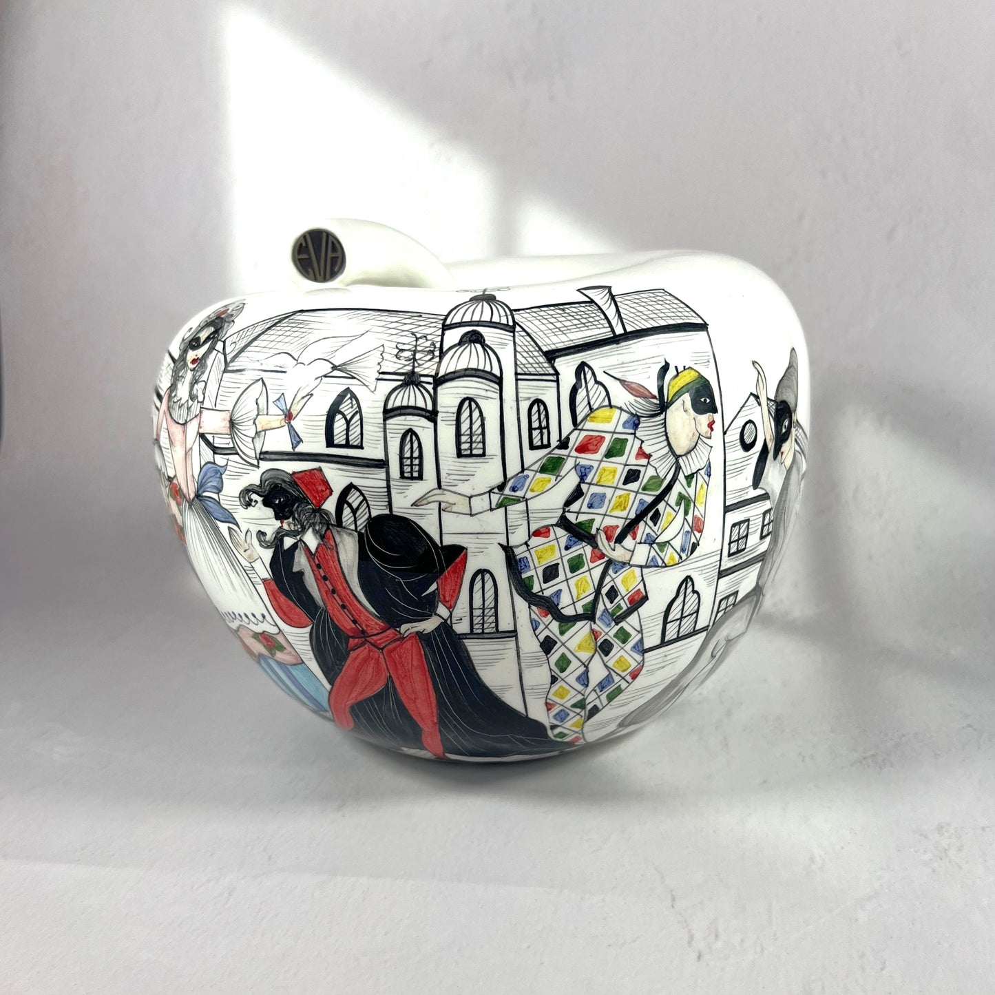EVA/VENICE CARNIVAL -APPLE-SHAPED MONEYBOX