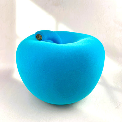 EVA/TURQUOISE - APPLE SHAPED MONEYBOX