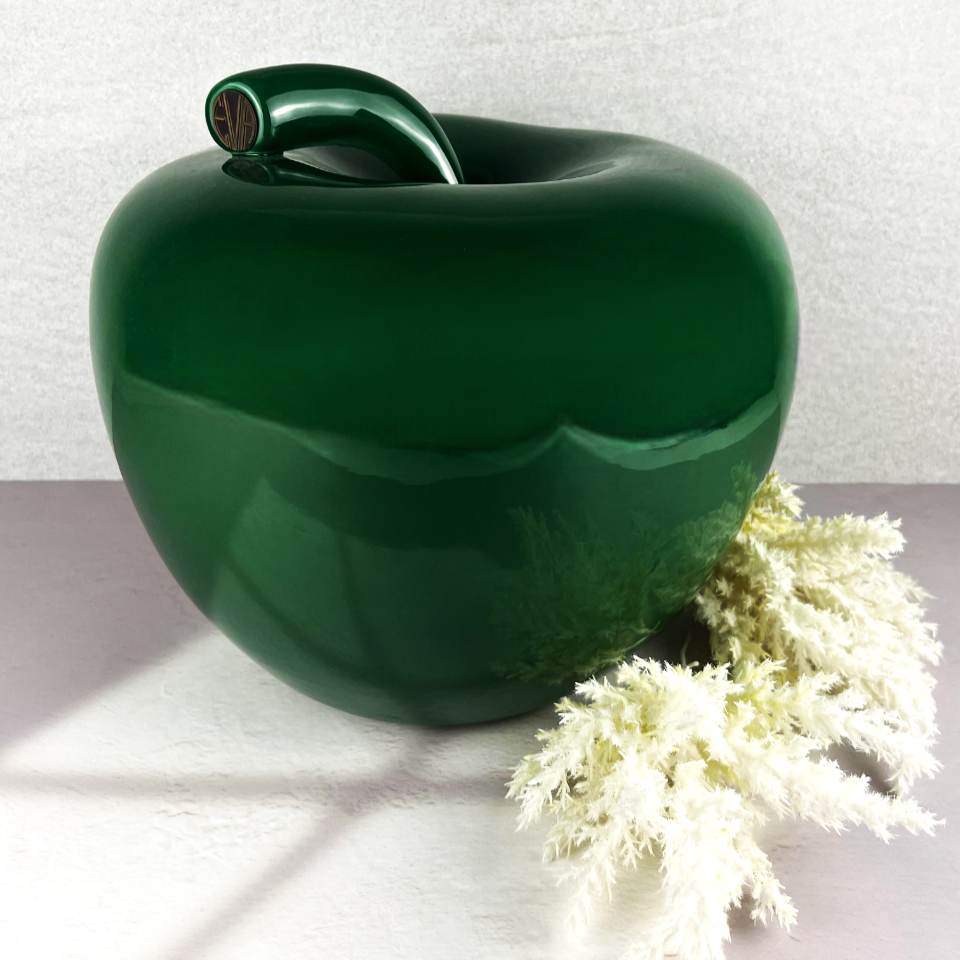 EVA/ENGLISH GREEN - APPLE SHAPED MONEYBOX BIG