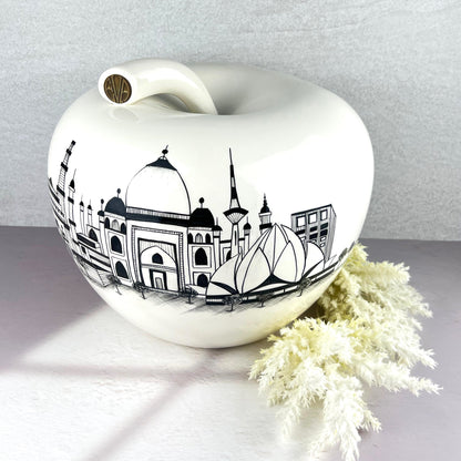 EVA/MOMBAI - APPLE SHAPED MONEYBOX BIG