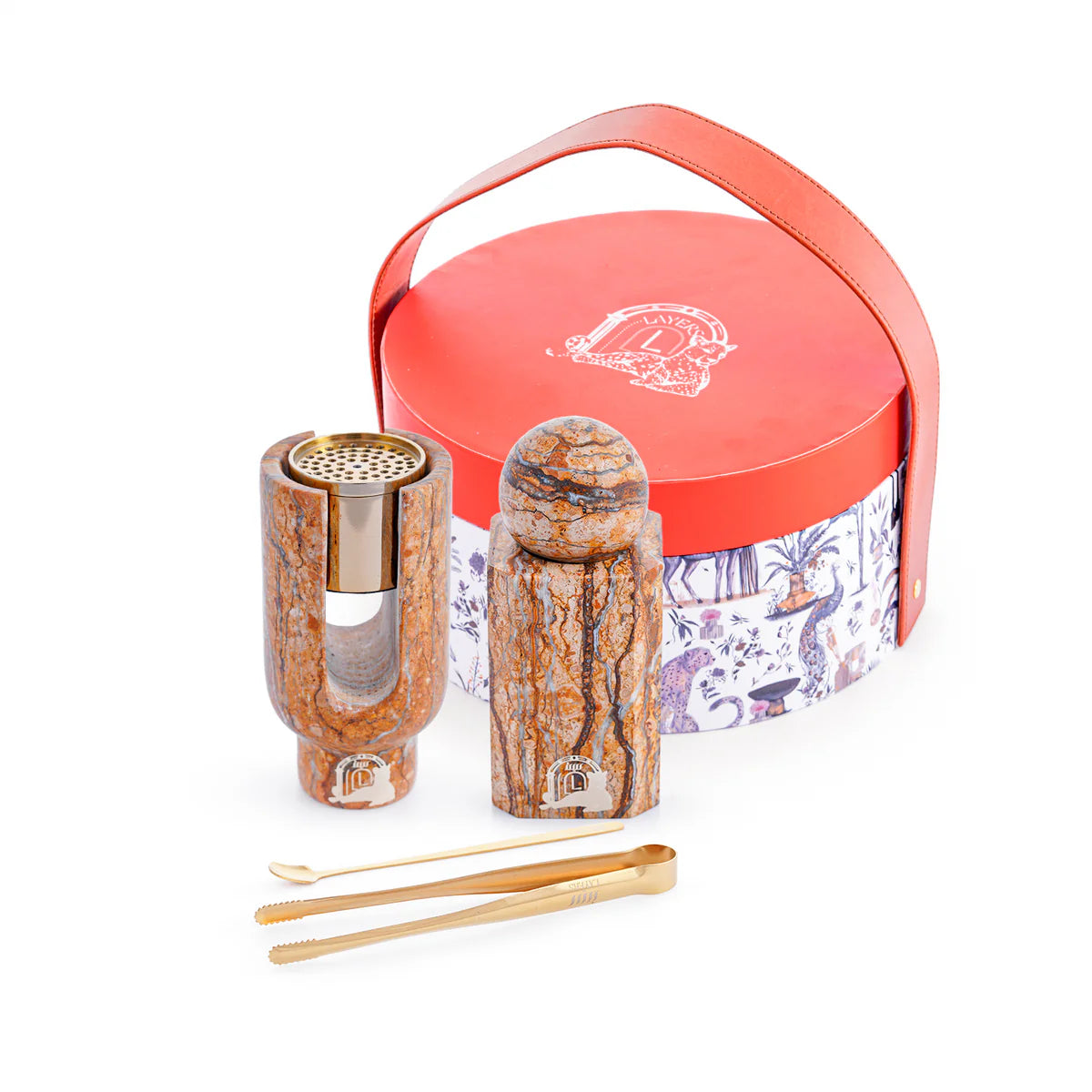 OFRA MARRON INCENSE BURNER AND OUD STORAGE MINI