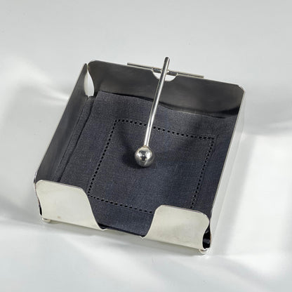 SMALL NAPKIN TRAY SILVER