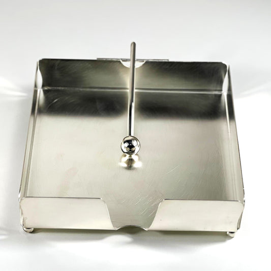 LARGE NAPKIN TRAY SILVER