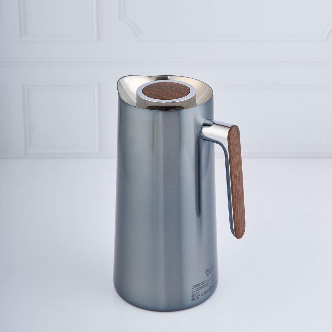 VACUUM JUG SILVER BLUE-1 LITER